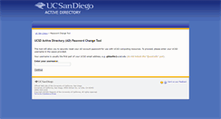 Desktop Screenshot of password.ucsd.edu