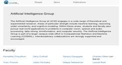 Desktop Screenshot of ai.ucsd.edu