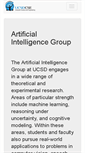 Mobile Screenshot of ai.ucsd.edu