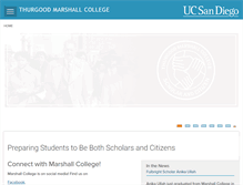 Tablet Screenshot of marshall.ucsd.edu