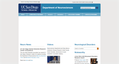 Desktop Screenshot of neurosciences.ucsd.edu