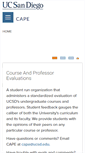 Mobile Screenshot of cape.ucsd.edu