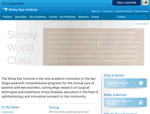 Tablet Screenshot of eyesight.ucsd.edu