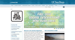 Desktop Screenshot of literature.ucsd.edu