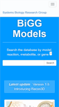 Mobile Screenshot of bigg.ucsd.edu