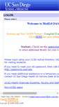 Mobile Screenshot of meded-oasis.ucsd.edu