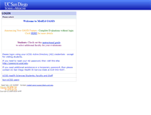 Tablet Screenshot of meded-oasis.ucsd.edu