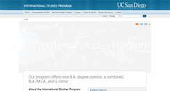 Desktop Screenshot of isp.ucsd.edu