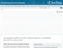 Tablet Screenshot of isp.ucsd.edu