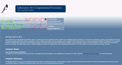 Desktop Screenshot of genomes.ucsd.edu