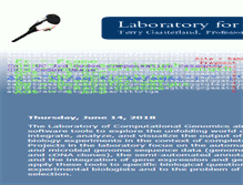 Tablet Screenshot of genomes.ucsd.edu