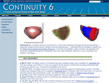 Tablet Screenshot of continuity.ucsd.edu