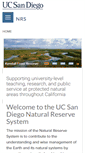 Mobile Screenshot of nrs.ucsd.edu