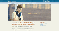 Desktop Screenshot of mafox.ucsd.edu