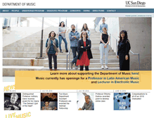 Tablet Screenshot of musicweb.ucsd.edu
