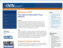 Tablet Screenshot of cntn.hivresearch.ucsd.edu