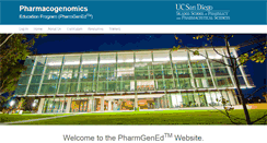 Desktop Screenshot of pharmacogenomics.ucsd.edu