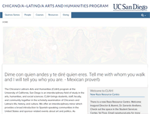 Tablet Screenshot of clah.ucsd.edu