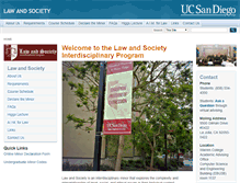 Tablet Screenshot of lawandsociety.ucsd.edu