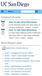 Mobile Screenshot of jobs.ucsd.edu