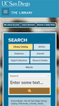 Mobile Screenshot of libraries.ucsd.edu