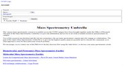 Desktop Screenshot of massspec.ucsd.edu