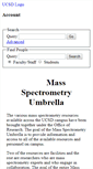 Mobile Screenshot of massspec.ucsd.edu