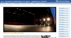 Desktop Screenshot of mandeville.ucsd.edu