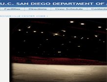 Tablet Screenshot of mandeville.ucsd.edu