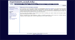 Desktop Screenshot of marineem.ucsd.edu