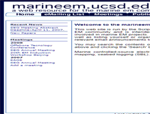 Tablet Screenshot of marineem.ucsd.edu