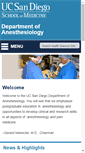 Mobile Screenshot of anesthesia.ucsd.edu