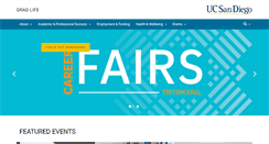 Desktop Screenshot of gradlife.ucsd.edu