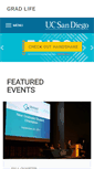 Mobile Screenshot of gradlife.ucsd.edu