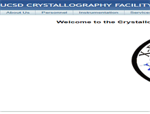 Tablet Screenshot of crystals.ucsd.edu