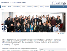 Tablet Screenshot of japan.ucsd.edu