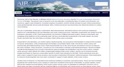 Desktop Screenshot of airsea.ucsd.edu