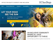 Tablet Screenshot of diversity.ucsd.edu