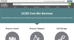 Desktop Screenshot of corebio.ucsd.edu