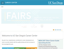 Tablet Screenshot of career.ucsd.edu