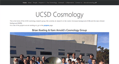 Desktop Screenshot of cosmology.ucsd.edu