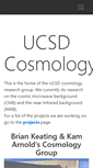 Mobile Screenshot of cosmology.ucsd.edu
