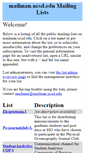 Mobile Screenshot of lists.ucsd.edu