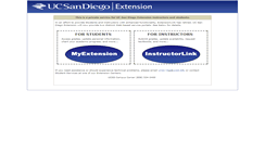 Desktop Screenshot of extensionlink.ucsd.edu