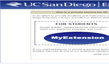 Tablet Screenshot of extensionlink.ucsd.edu