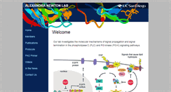 Desktop Screenshot of newtonlab.ucsd.edu