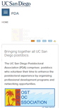 Mobile Screenshot of pda.ucsd.edu