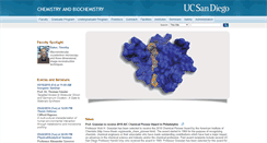 Desktop Screenshot of chemistry.ucsd.edu