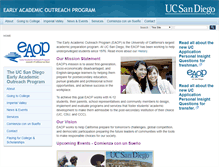 Tablet Screenshot of eaop.ucsd.edu