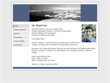 Tablet Screenshot of eisenman.ucsd.edu